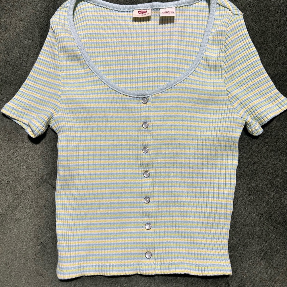 Levi's Striped Button-Down Shirt